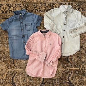 Boys Casual Spring Summer Shirt Bundle Lot H&M Size 4